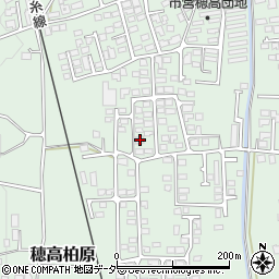 長野県安曇野市穂高柏原1648周辺の地図