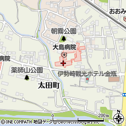 大島病院周辺の地図