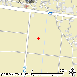 栃木県栃木市大平町新周辺の地図