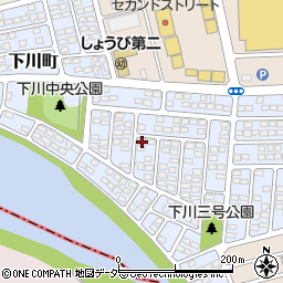 群馬県前橋市下川町42-1周辺の地図