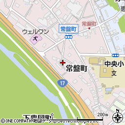 群馬県高崎市常盤町124-11周辺の地図