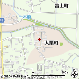 栃木県佐野市大栗町37周辺の地図