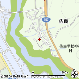 石川県白山市佐良ソ周辺の地図