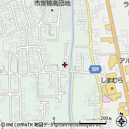 長野県安曇野市穂高柏原1658周辺の地図