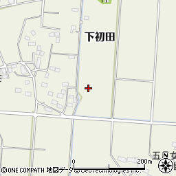 栃木県小山市下初田周辺の地図