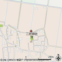 茨城県筑西市灰塚周辺の地図