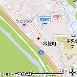 群馬県高崎市常盤町124-10周辺の地図