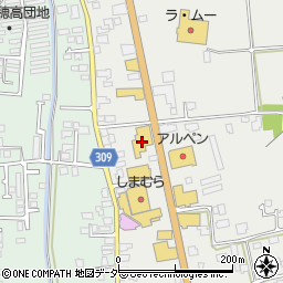 長野トヨペット穂高店周辺の地図