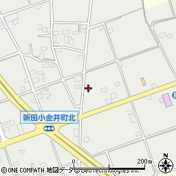 群馬県太田市新田小金井町1575周辺の地図