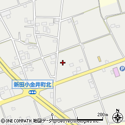 群馬県太田市新田小金井町1576-1周辺の地図