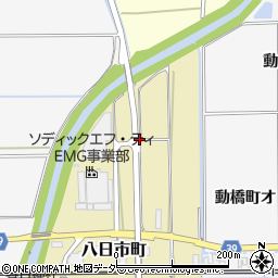 石川県加賀市八日市町ホ周辺の地図