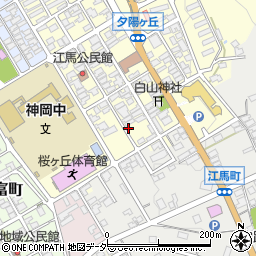 岐阜県飛騨市神岡町江馬町周辺の地図