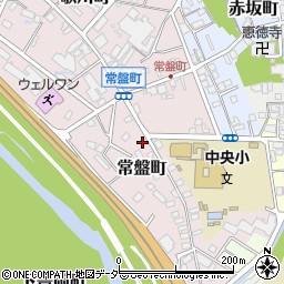 群馬県高崎市常盤町116-6周辺の地図