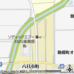 石川県加賀市八日市町（ホ）周辺の地図