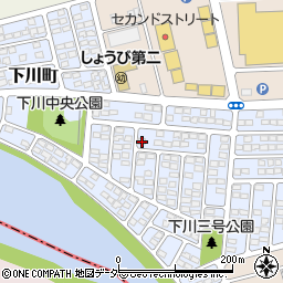 群馬県前橋市下川町41-17周辺の地図