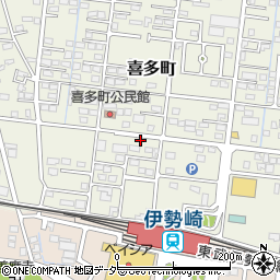 群馬県伊勢崎市喜多町90-5周辺の地図