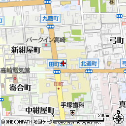 横浜銀行高崎支店周辺の地図