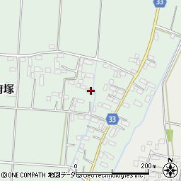 栃木県小山市上国府塚928周辺の地図