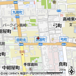 市川学園高崎ビジネススクール周辺の地図