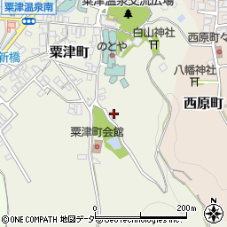 石川県小松市粟津町ル周辺の地図