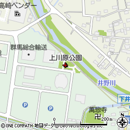 上川原公園周辺の地図