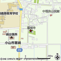 福城寺周辺の地図