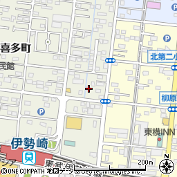 群馬県伊勢崎市喜多町16周辺の地図