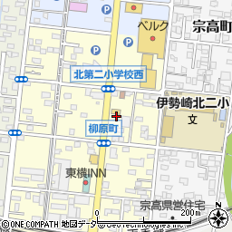 桐生信用金庫伊勢崎支店周辺の地図