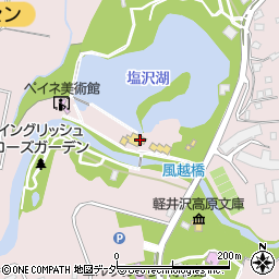 軽井沢タリアセン周辺の地図