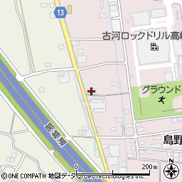 群馬県高崎市島野町217-1周辺の地図