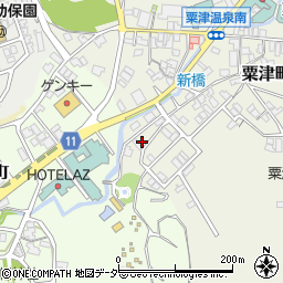 石川県小松市粟津町ホ11周辺の地図