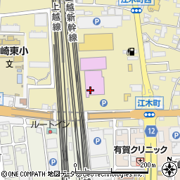 ビックつばめ高崎店周辺の地図
