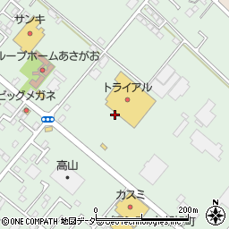 トライアル　笠間店周辺の地図