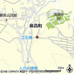 群馬県高崎市鼻高町355周辺の地図