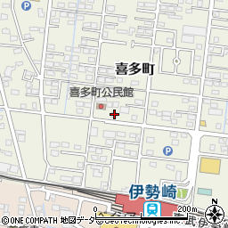 群馬県伊勢崎市喜多町101-3周辺の地図