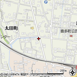 群馬県伊勢崎市喜多町191周辺の地図