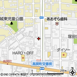 丸亀製麺 高崎店周辺の地図