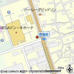 ガスト伊勢崎東店周辺の地図