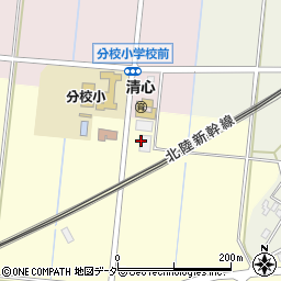 石川県加賀市分校町ヘ周辺の地図