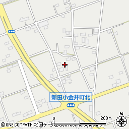 群馬県太田市新田小金井町1650周辺の地図
