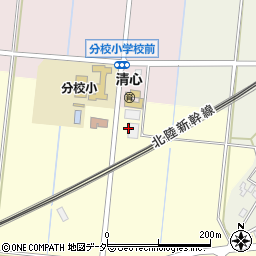 石川県加賀市分校町（ヘ）周辺の地図