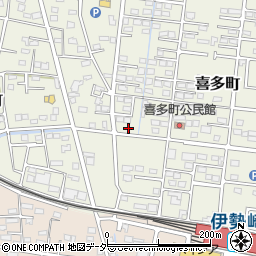 群馬県伊勢崎市喜多町135周辺の地図