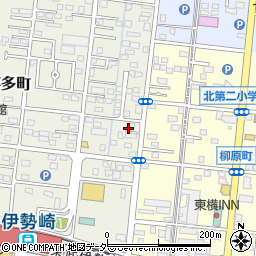 群馬県伊勢崎市喜多町14周辺の地図