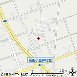 群馬県太田市新田小金井町1649周辺の地図