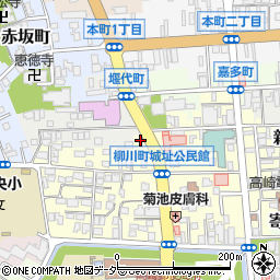 高崎キリスト教会周辺の地図