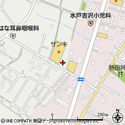 株式会社サンキ　吉沢店周辺の地図