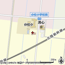 分校地区会館周辺の地図