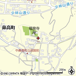 群馬県高崎市鼻高町653周辺の地図