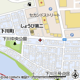 群馬県前橋市下川町38-7周辺の地図