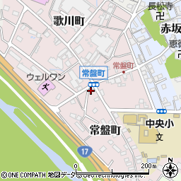 群馬県高崎市常盤町13-3周辺の地図